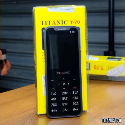 Titanic T70 4 sim supported Luxury Phone (Purple, Gold, Black)