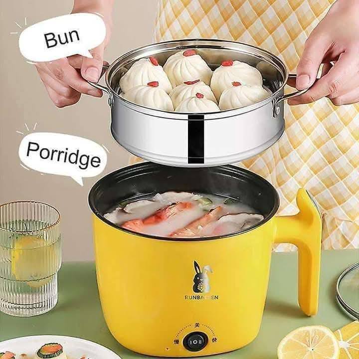 Small Yellow Duck Mini Non-Stick Electric Cooking Pot